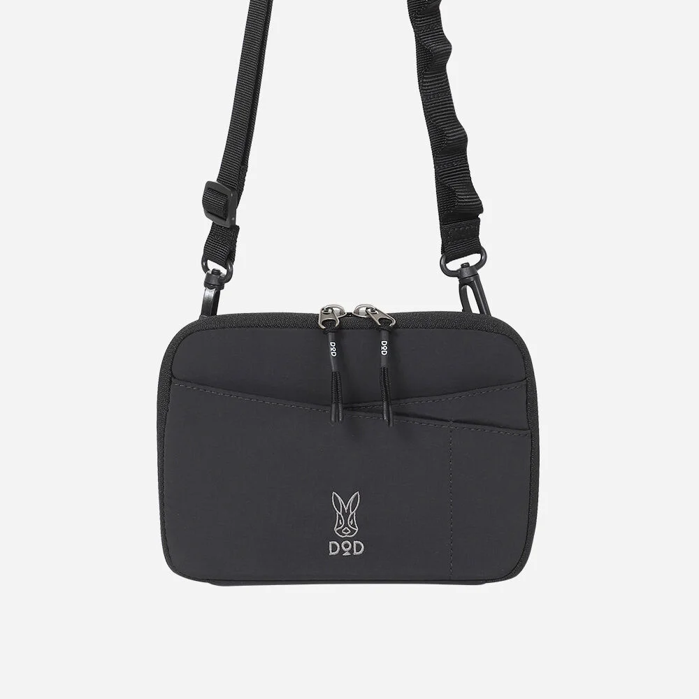 化妝袋 斜揹袋(BLACK)