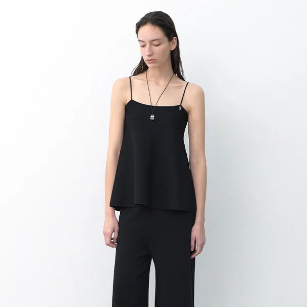 ANNA FLARE SET-UP SLEEVELESS KNIT(T-7030)_2Colors