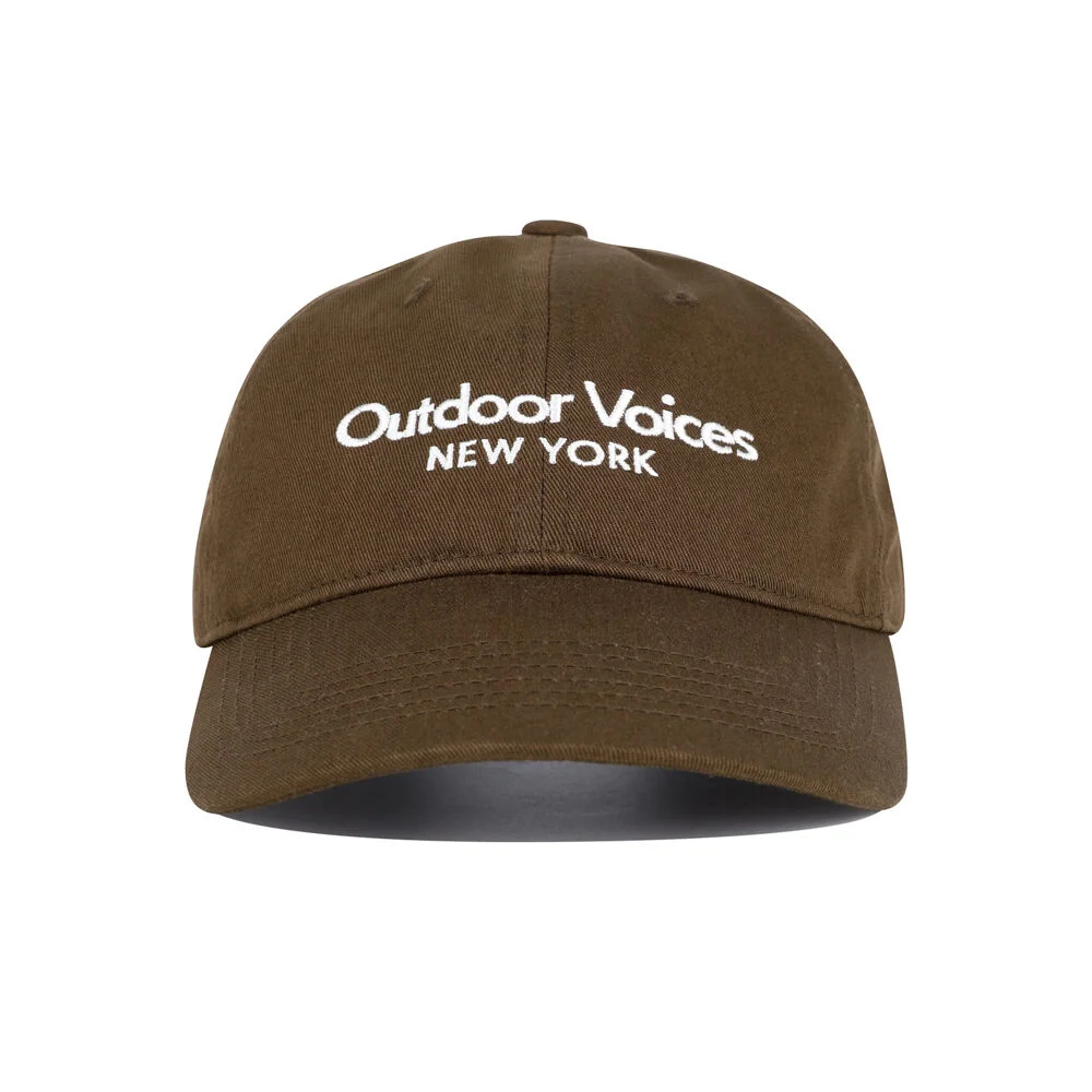 CLASSIC LOGO NY COTTON CAP (BROWN)