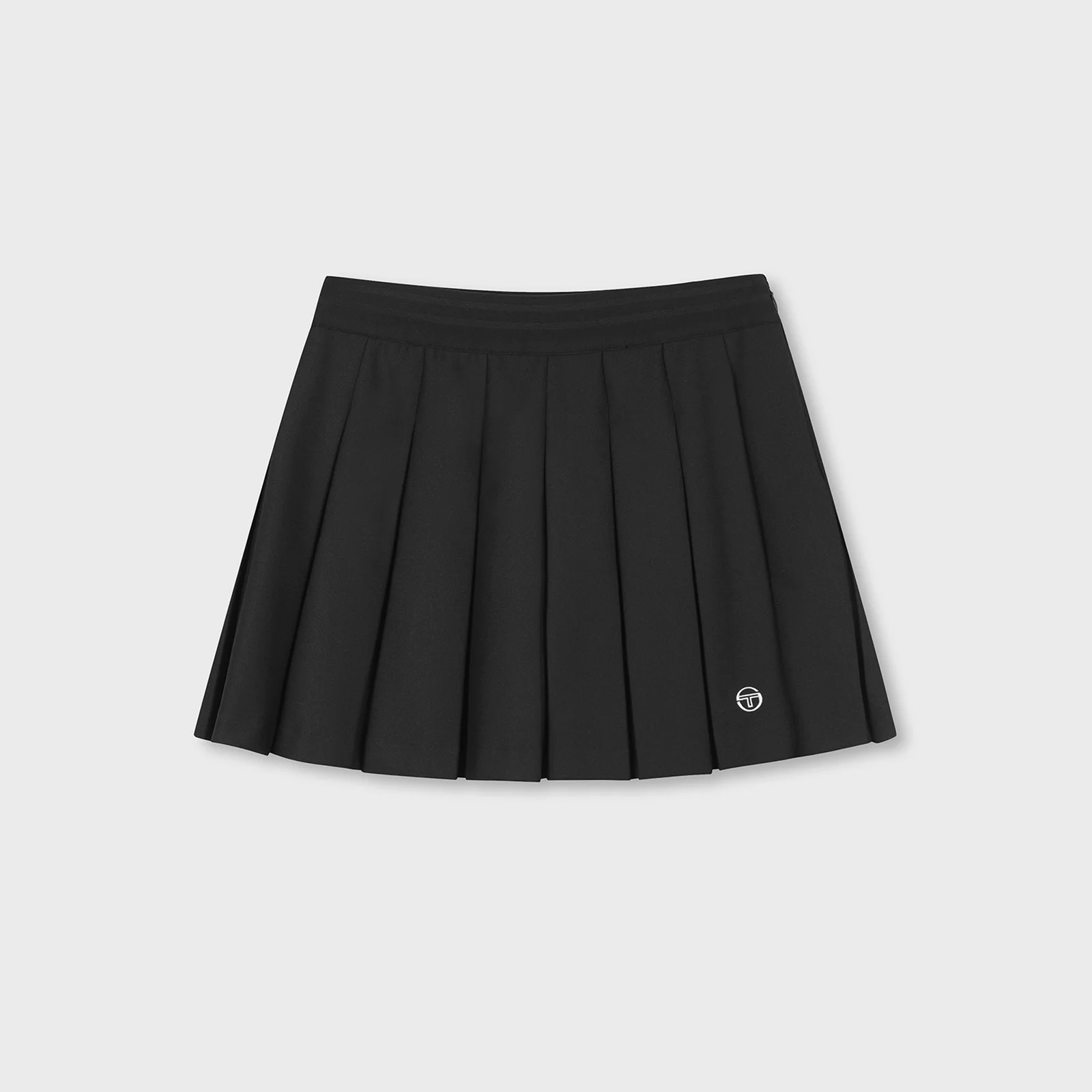 W 經典 寬版 百褶 半身裙(BLACK)