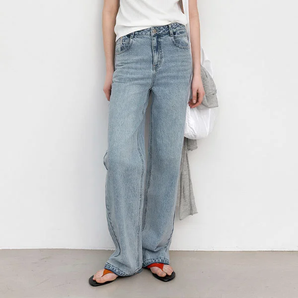 CLASSIC STRAIGHT DENIM PANTS (X-PT-5799)