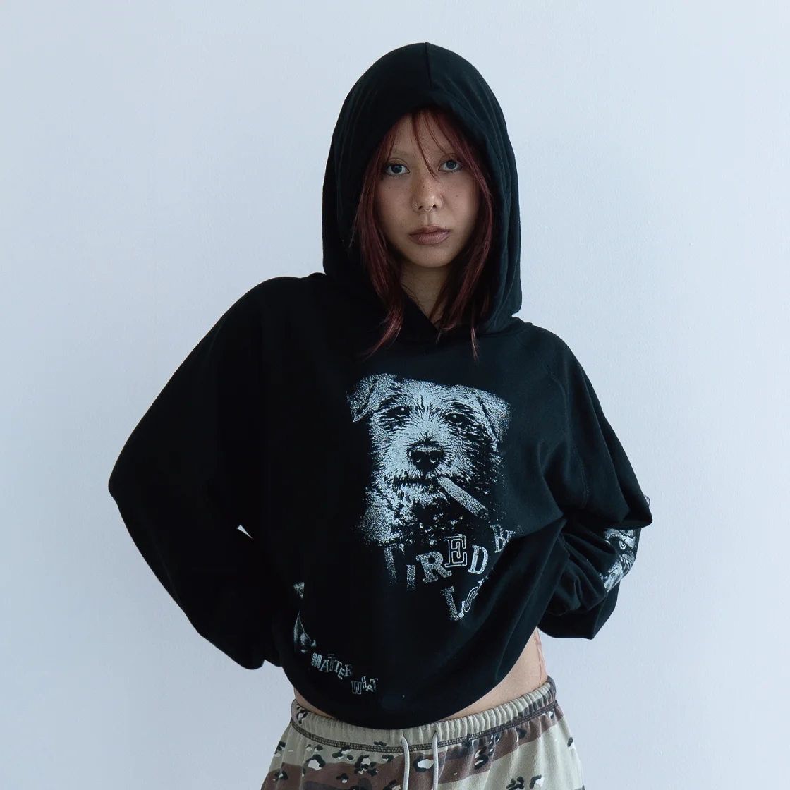 Tired Hoodie Black