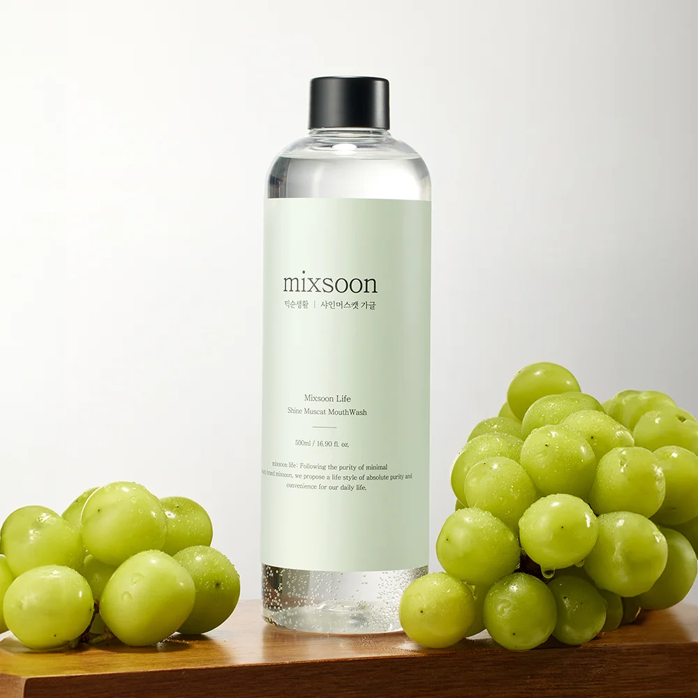 mixsoon 麝香葡萄 柔和 漱口水 500ml