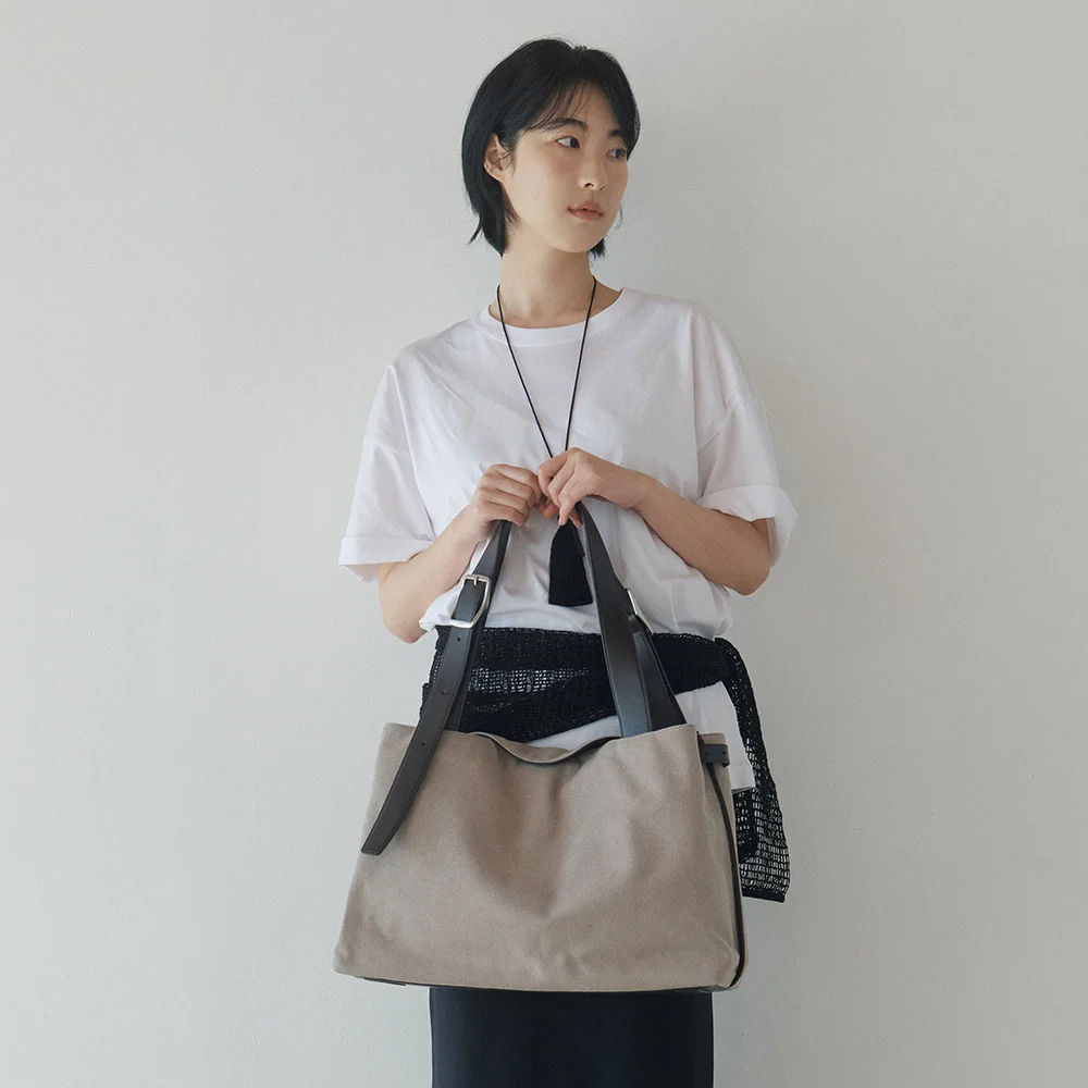 BRISE MEDIUM BAG (CANVAS BEIGE)