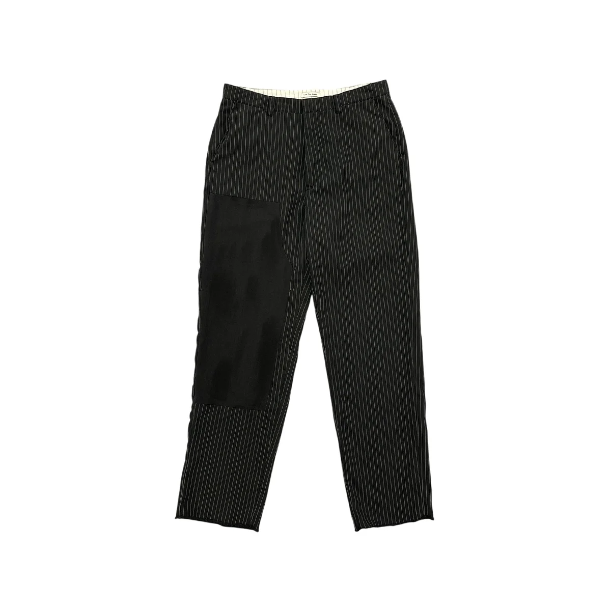 Single Knee Trousers Black