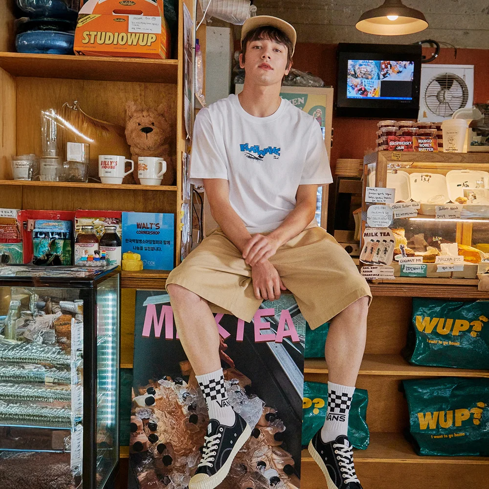 Wynd Print T-Shirts White