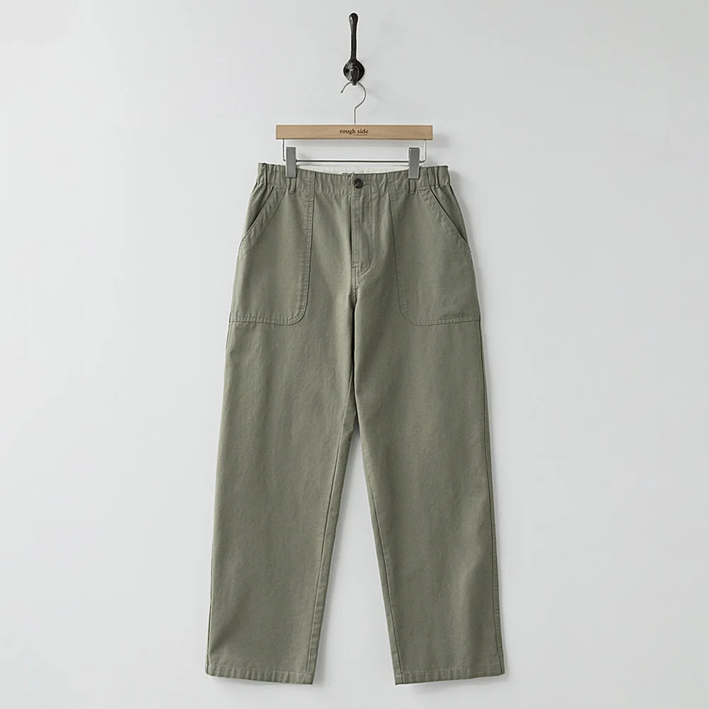 Elastic Fatigue Pants Light Olive