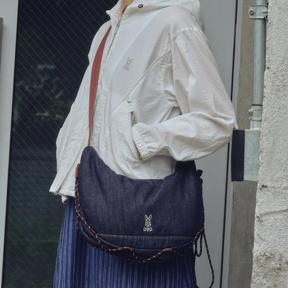 Work Cotton 牛仔 Hobo Bag (10L)(INDIGO)