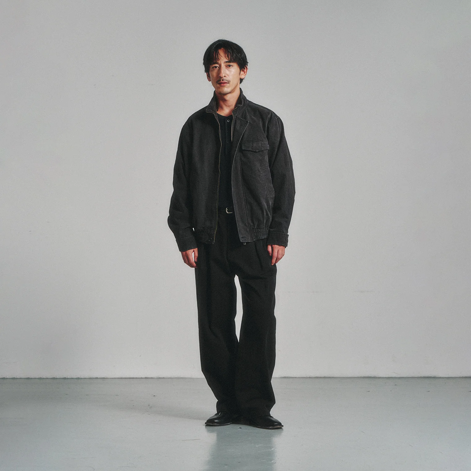 Pocket Deck Jacket_Black