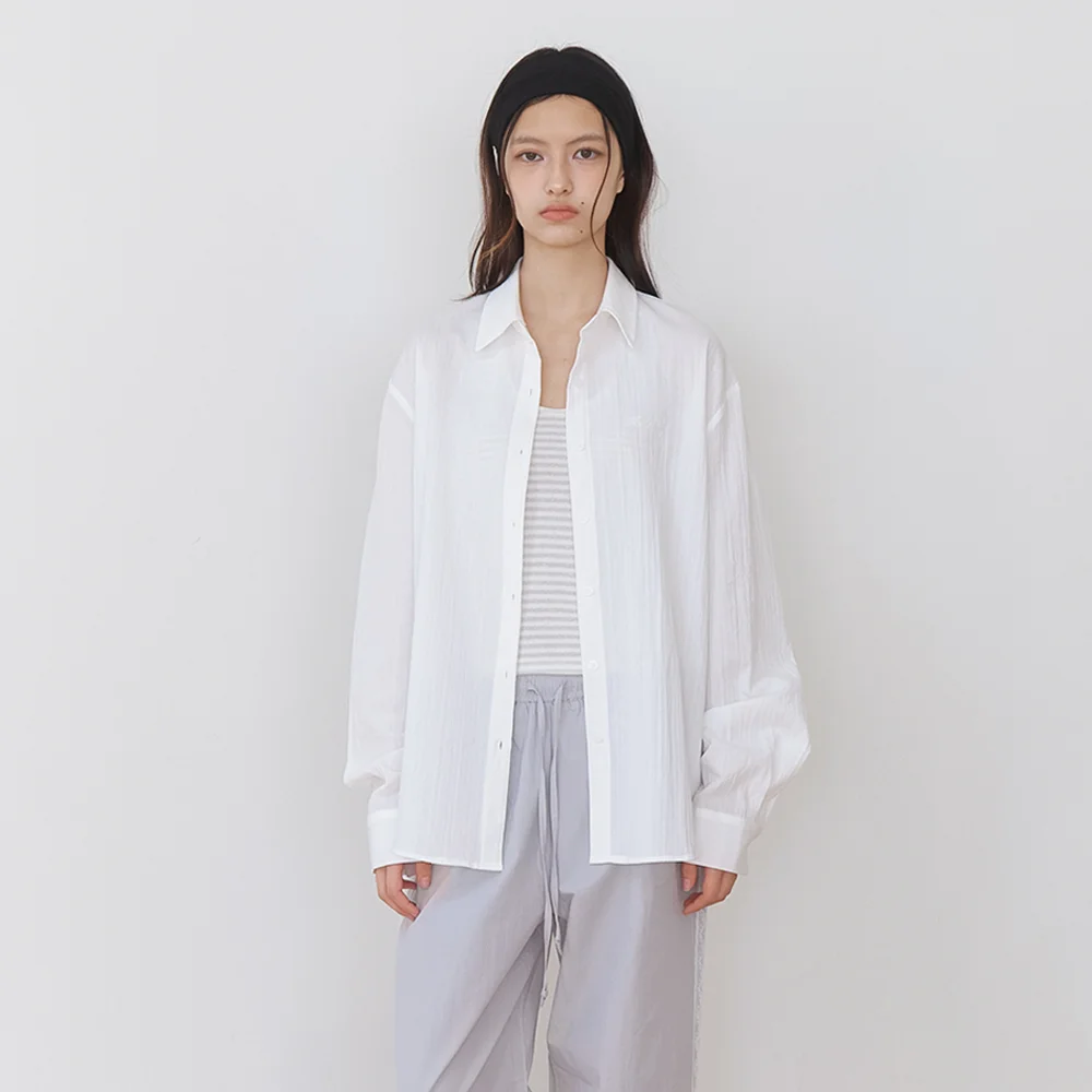 soft classic stripe shirt - cream