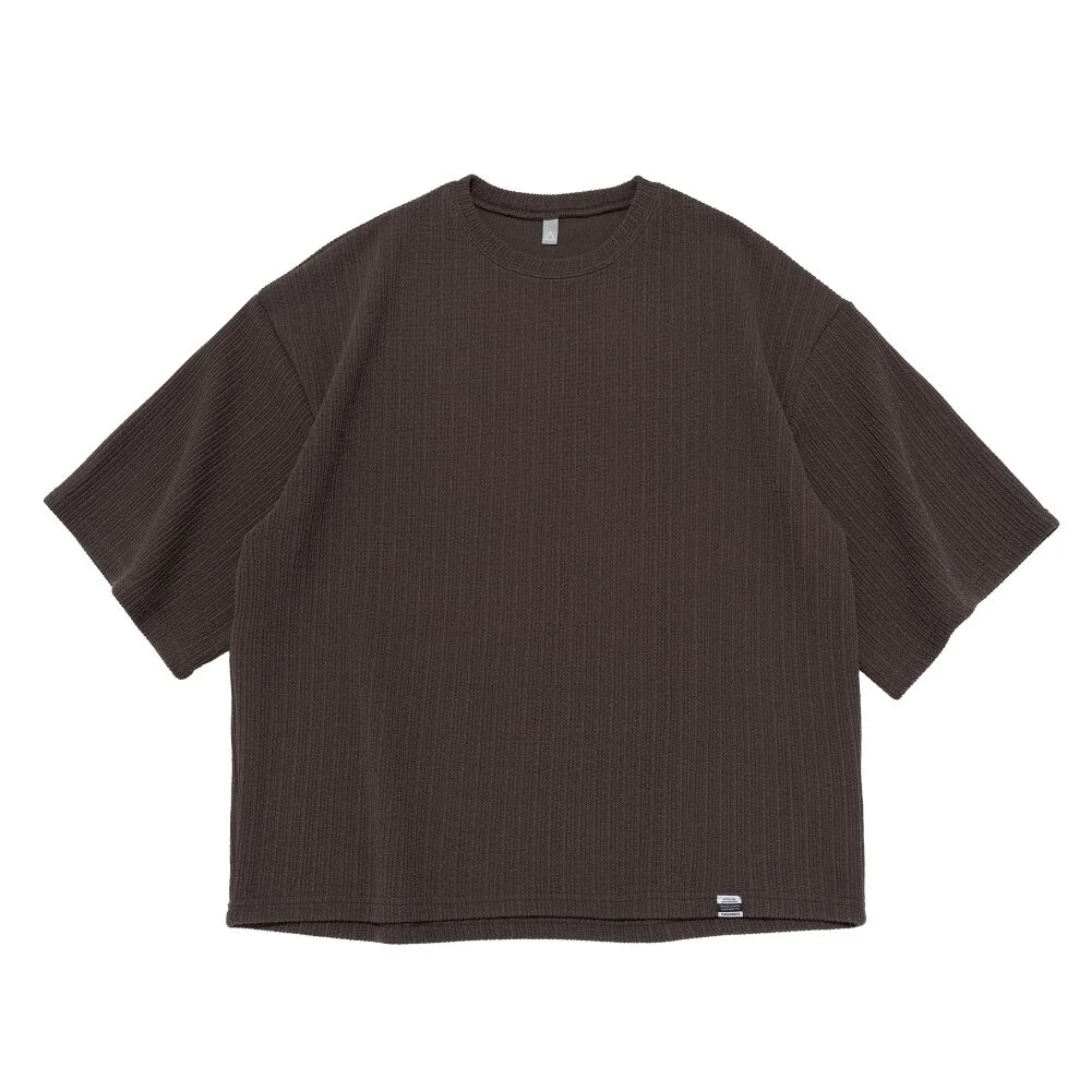 ACS OVER BOX SHORT SLEEVE KNIT (KHAKI)