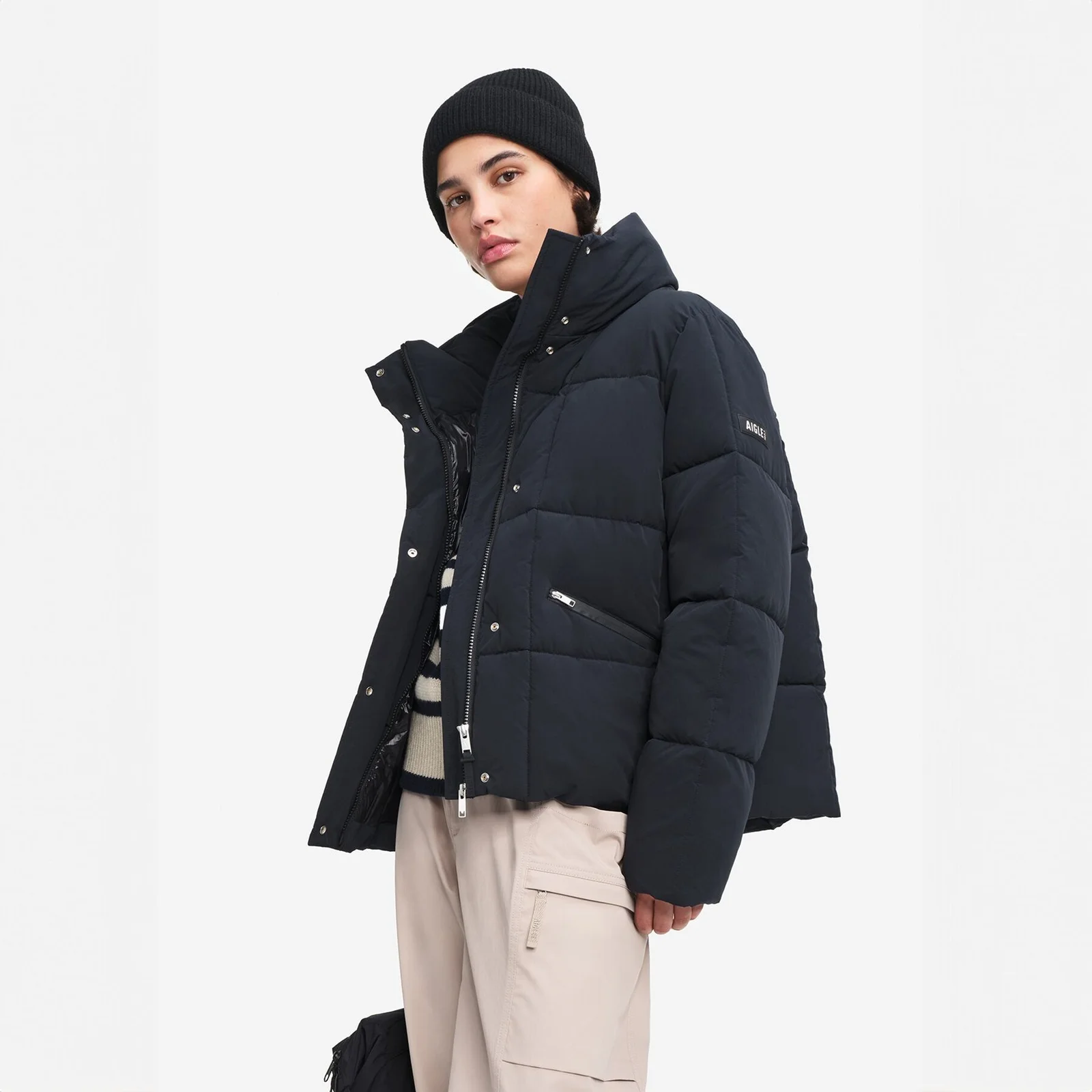 女裝 機能性 短 Puffer 外套 AIW25WOUI012NOI