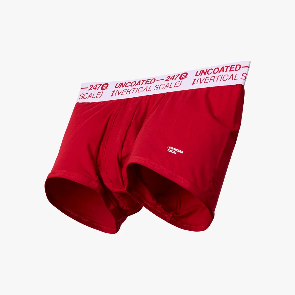 男裝 莫代爾 四角內褲 Excel Fiery Red