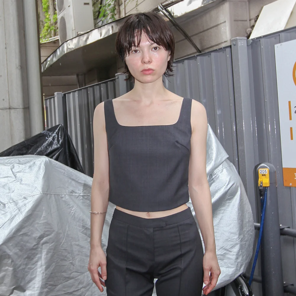 Ghoda Top_Dark Grey