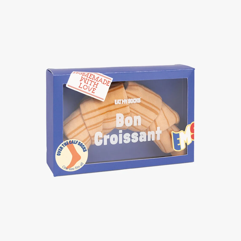 Eat My Socks 3D Bon Croissant Bon 牛角包形 襪