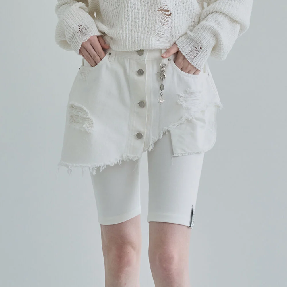Rare ultra-mini skirt / White