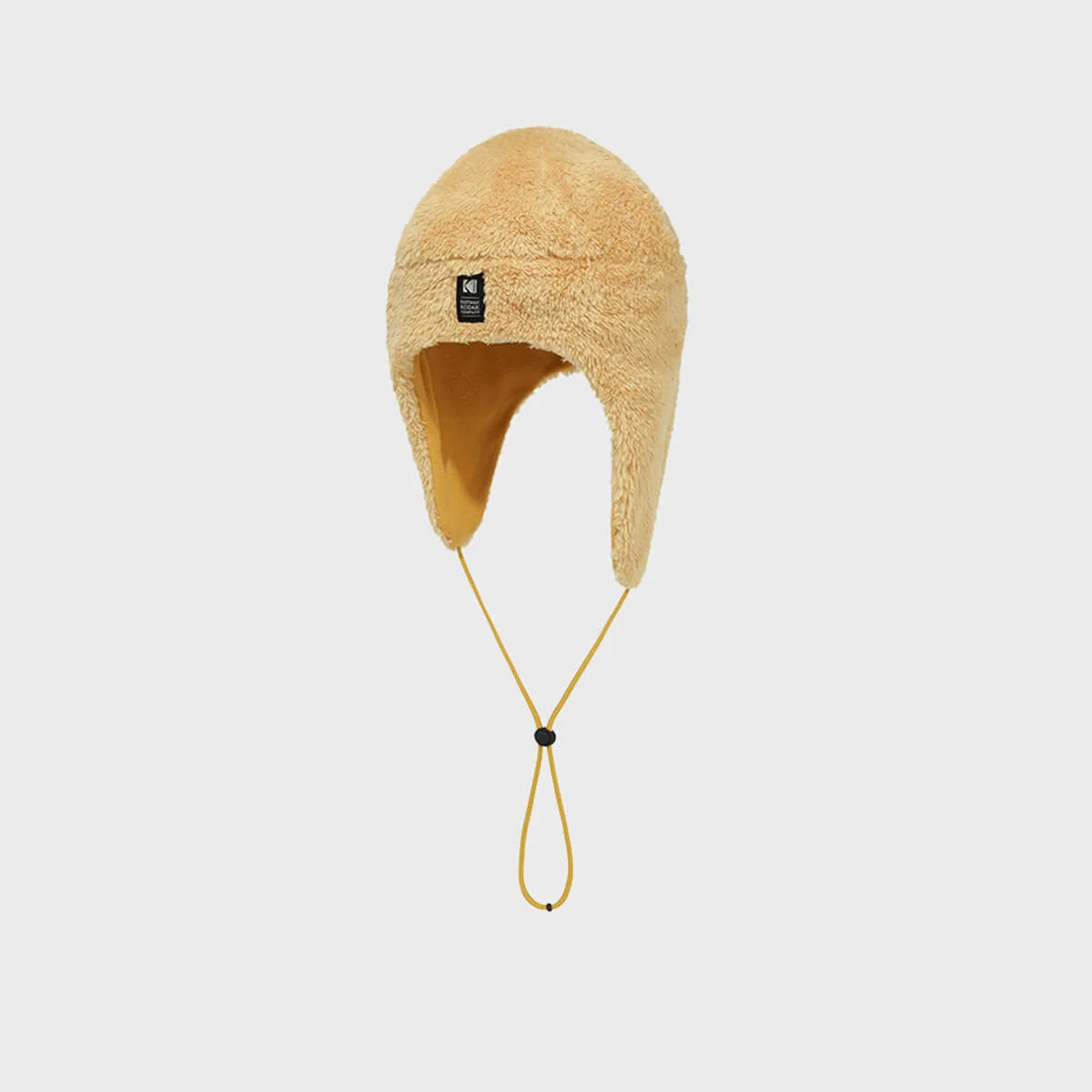 搖粒絨 耳罩 帽 YELLOW
