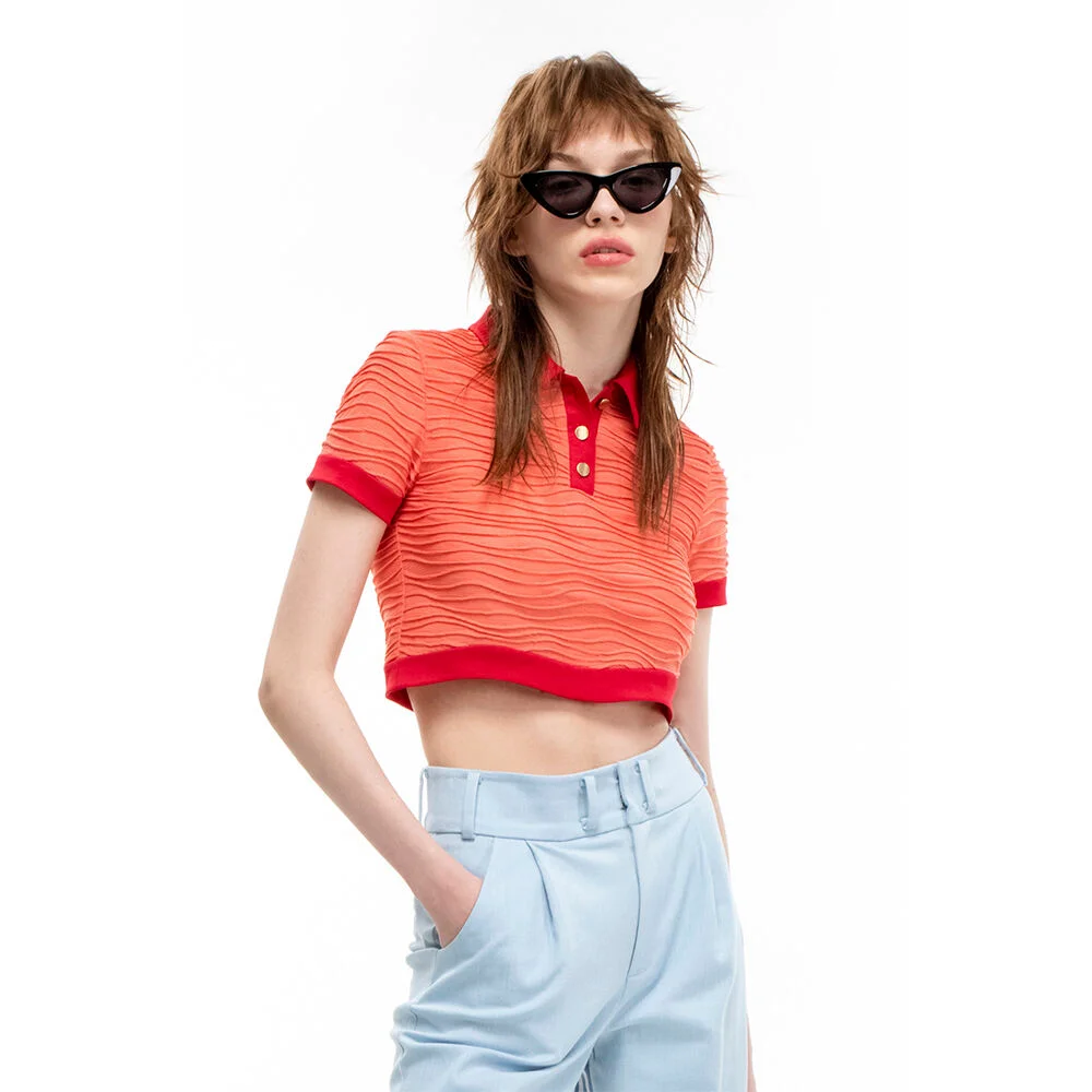 PK crop shirt