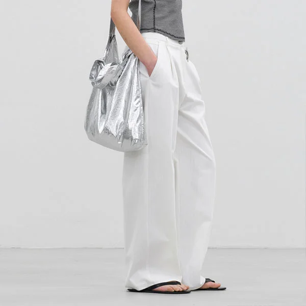 TEVTURED TUCK CORVED PANTS (PT-5774)