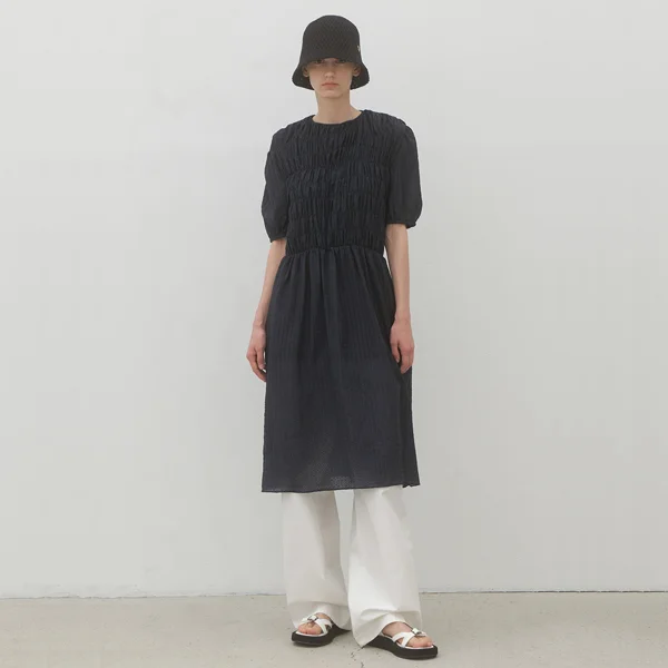 POME SMOKING PUFF DRESS(OP-6195)