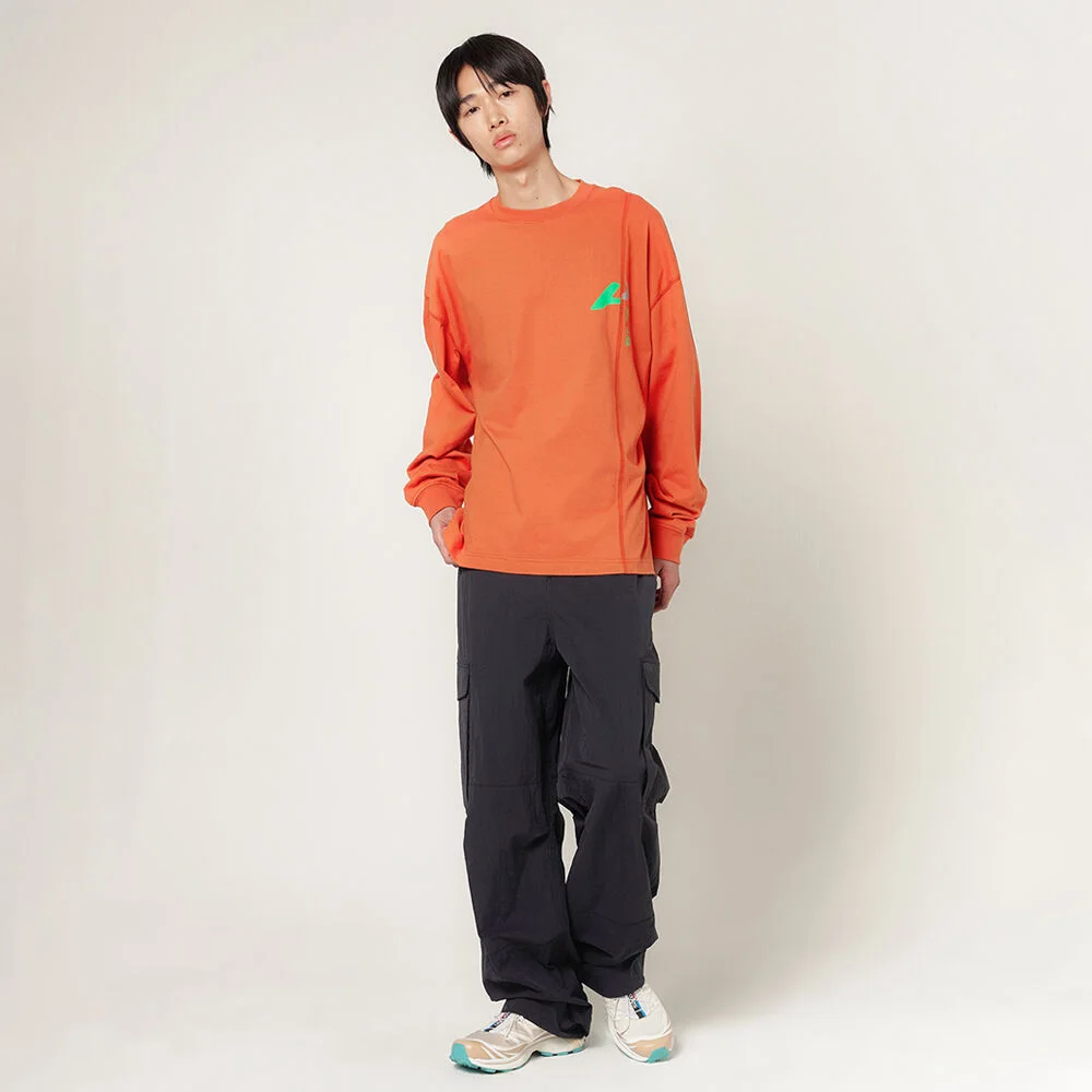 口袋 工裝 褲子 黑色
