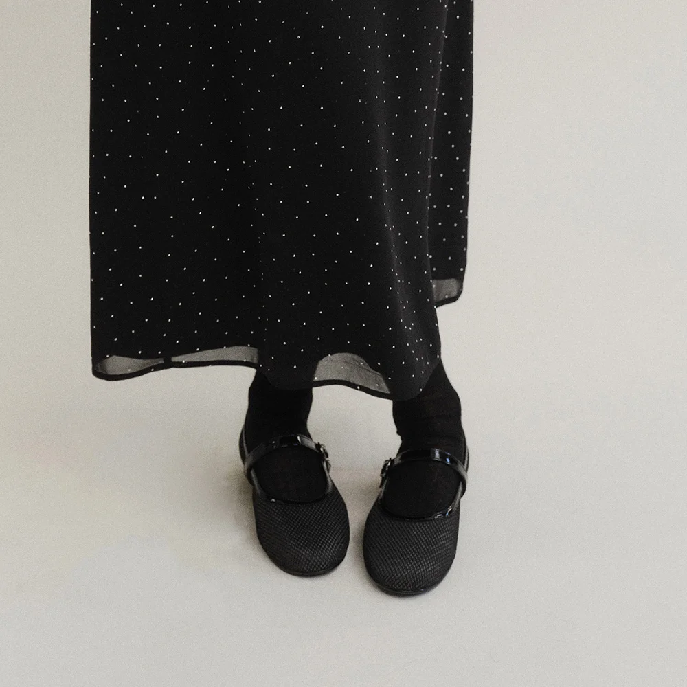 EASY MARY JANE (MESH BLACK)