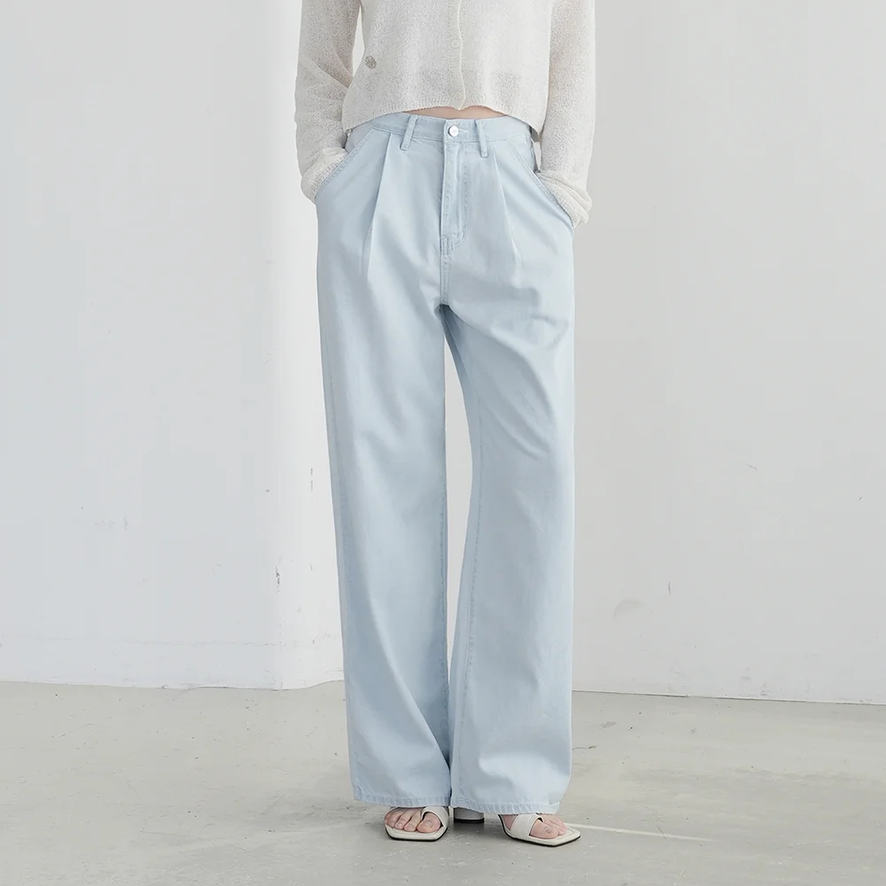 W1095 SUMMER WIDE PANTS (2COLORS)