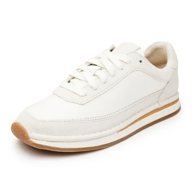 Clarks 女裝 皮革 休閒 運動鞋 CLAOXC2108WF9