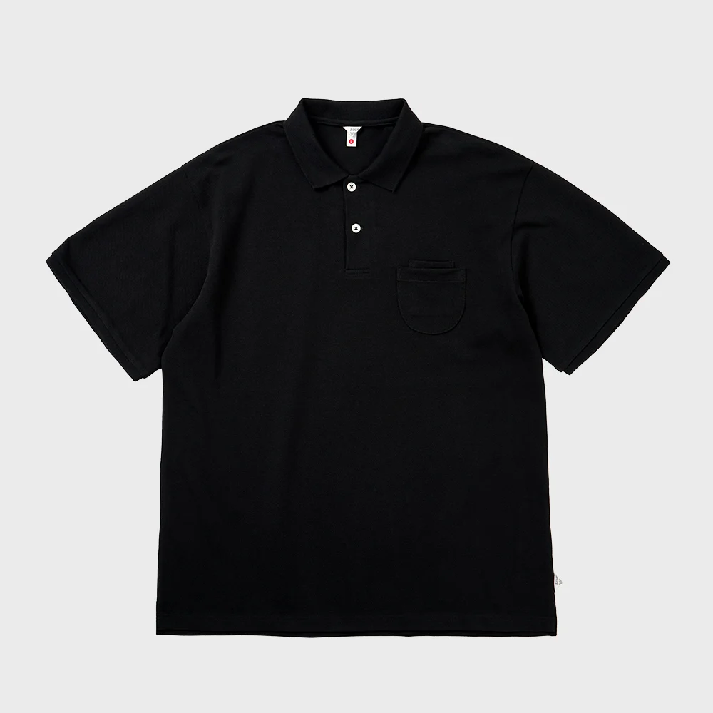 H/S POLO SHIRT BLACK
