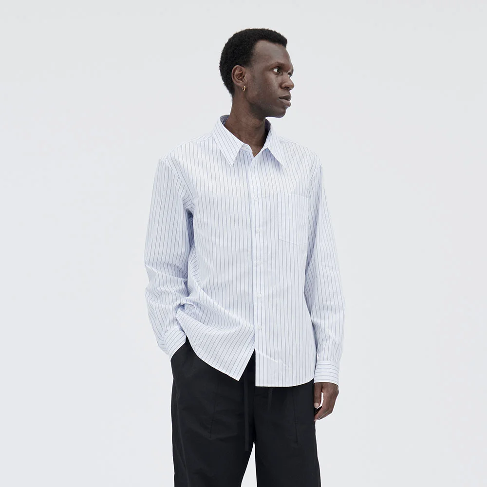 (M) BEAMS SHIRT IRIS