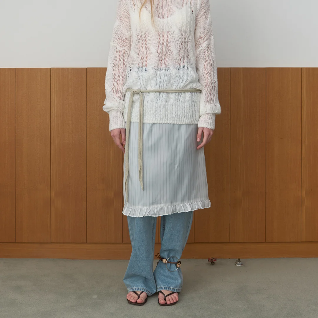 FRILL LAYERED SKIRT_2 COLOR