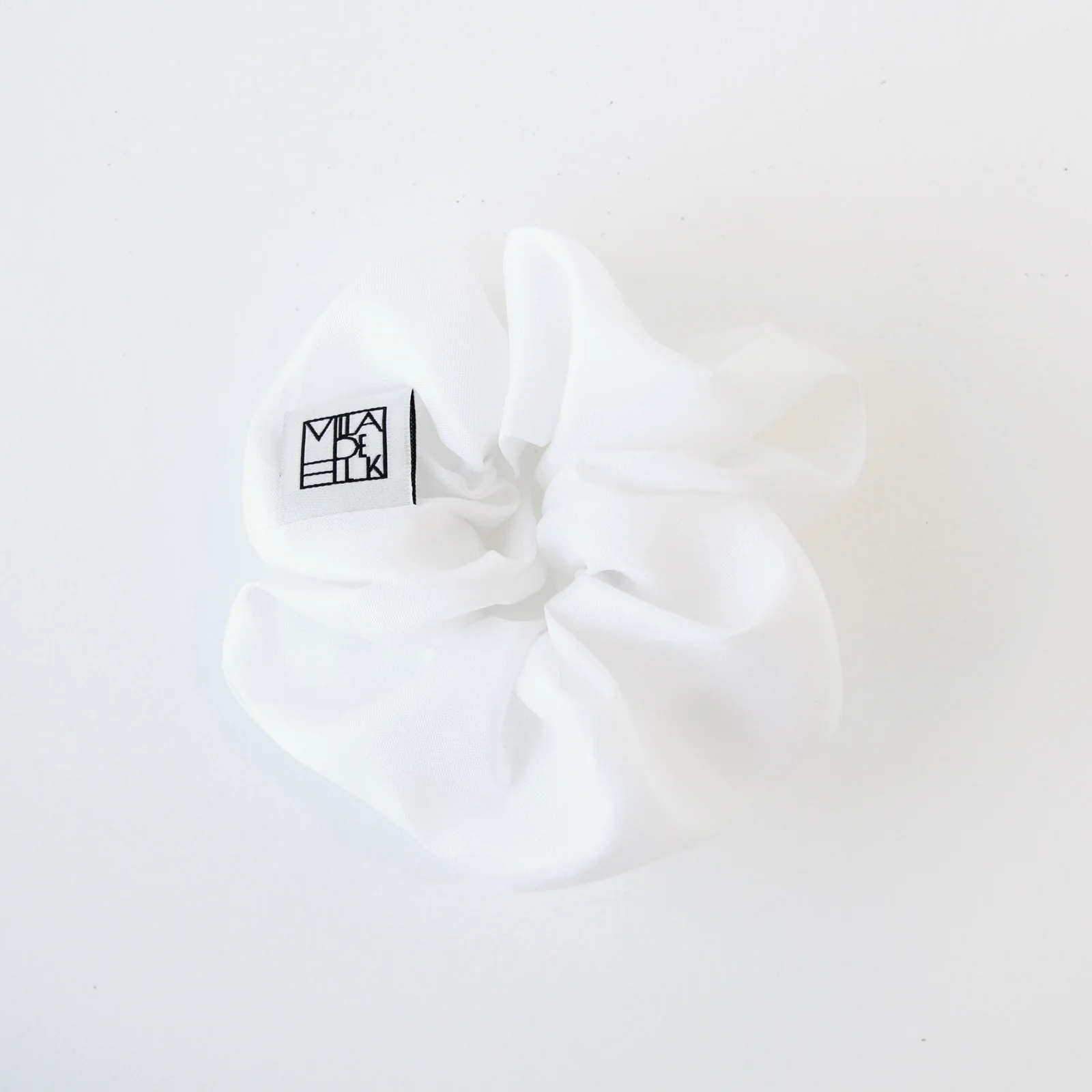 100% silk scrunchie fancy (6colors)