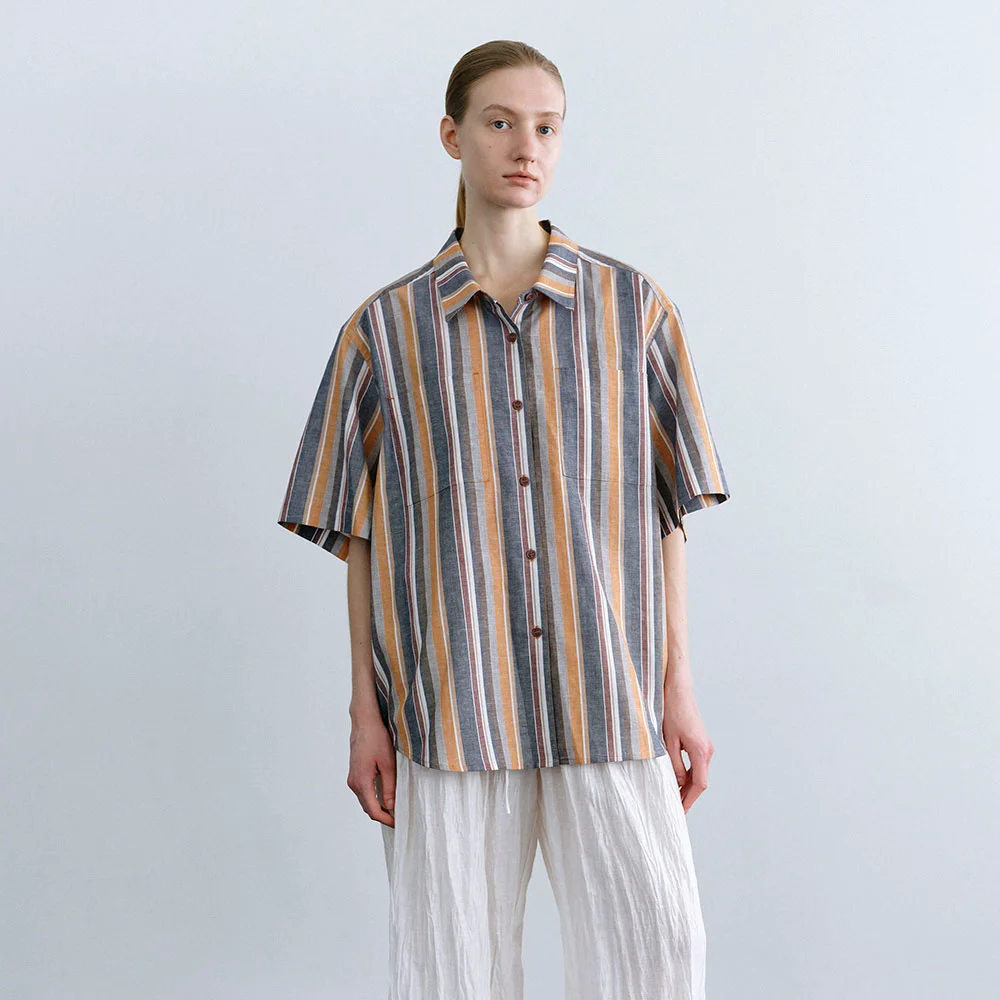Como Half Shirt in Stripe
