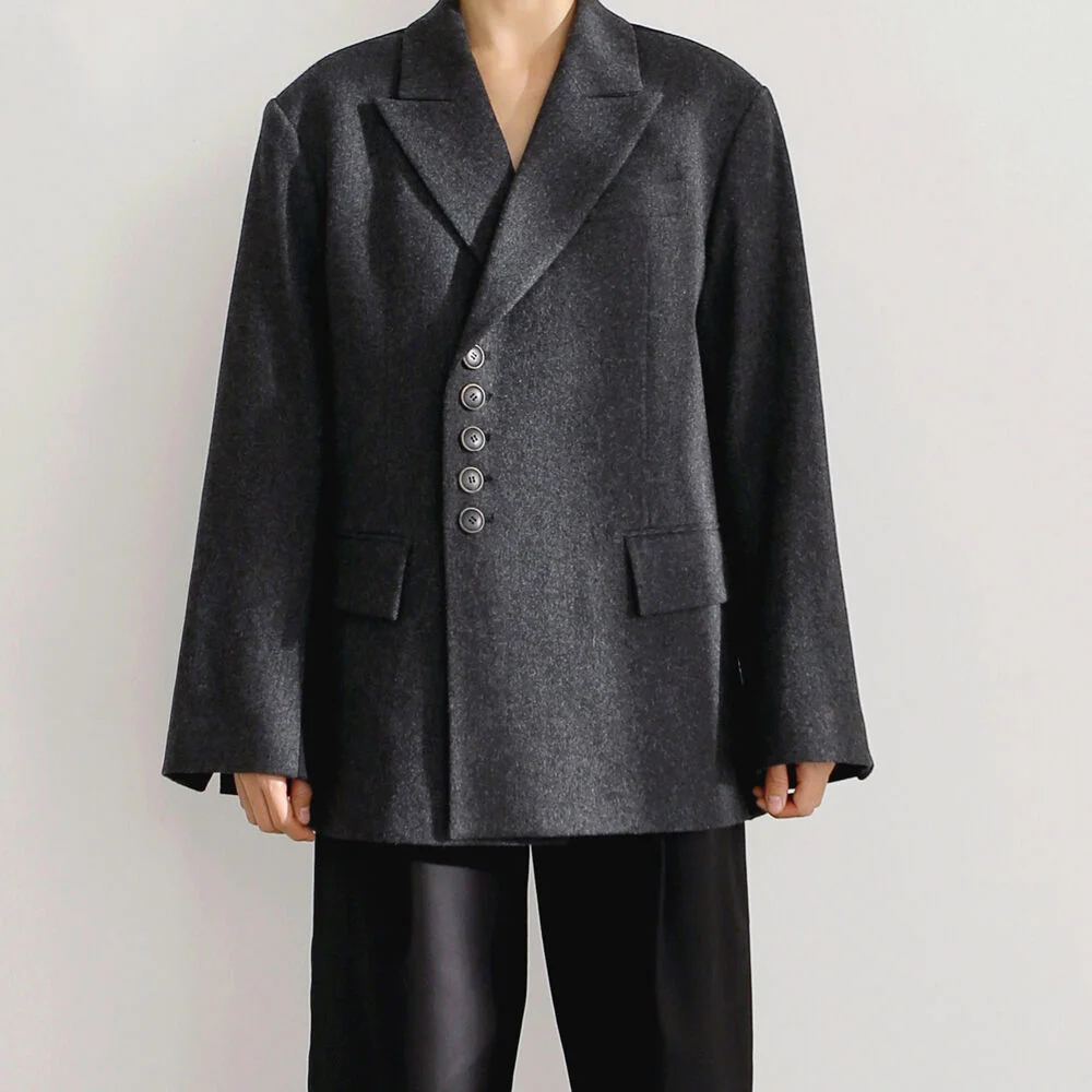 Two-tone Double Jacket / Black
