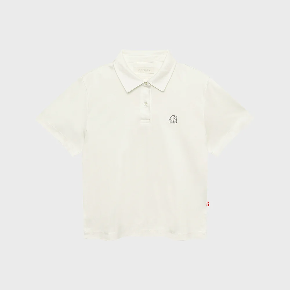高級 比馬棉 絲光棉 Polo T恤 - W_Off White_OWM26240W3