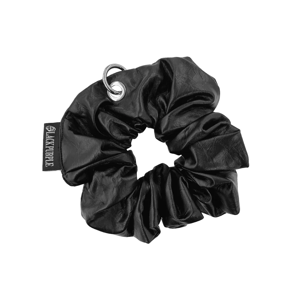 小馬 孔眼 髮圈 Pony Eyelet Scrunchie_Black