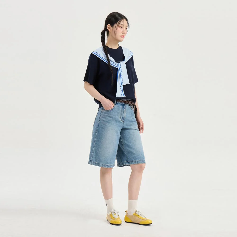 Sailor Collar Set Knit Pullover (dark navy) LFWAM26300NYD