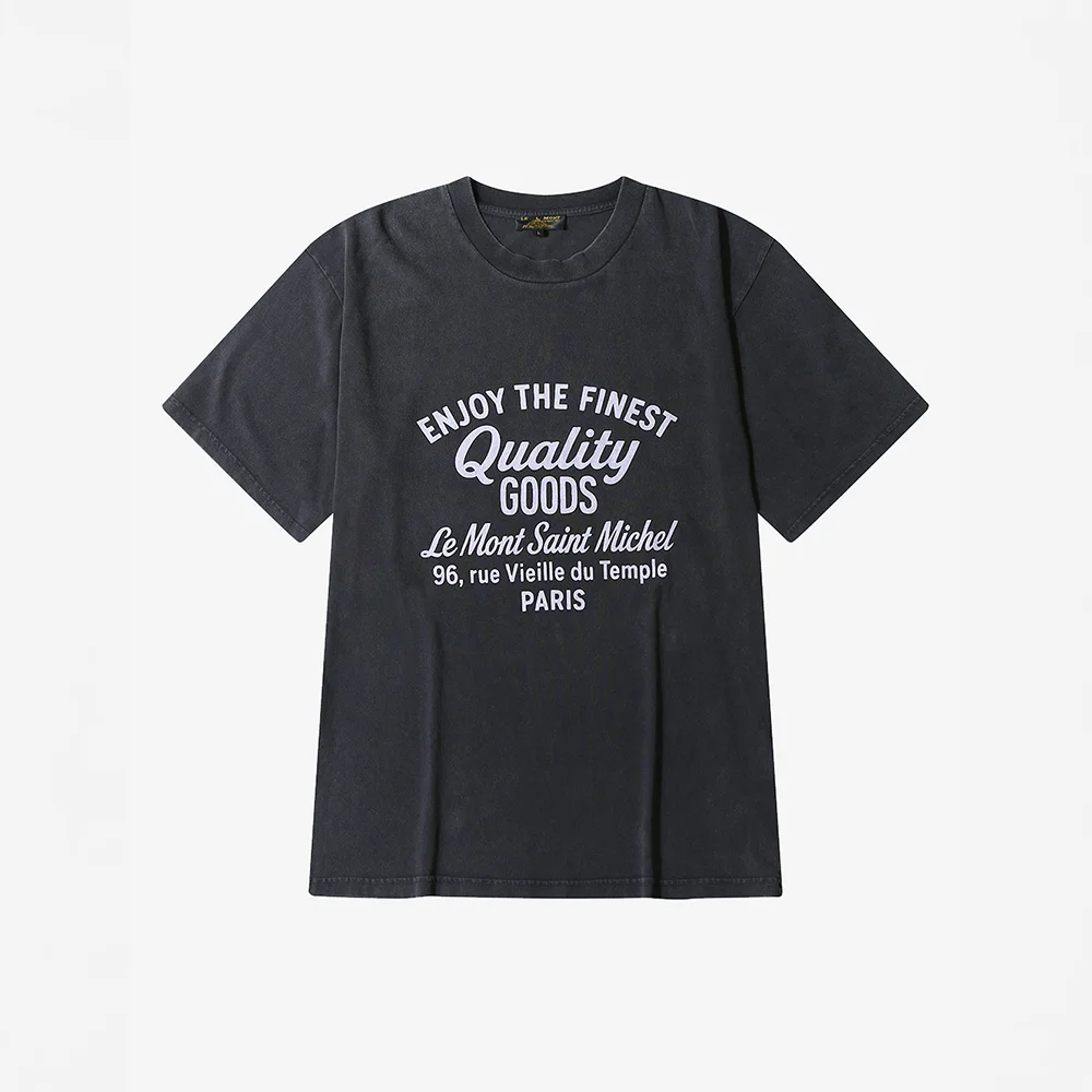 TISSAN-PRINTED TEESHIRT_Black