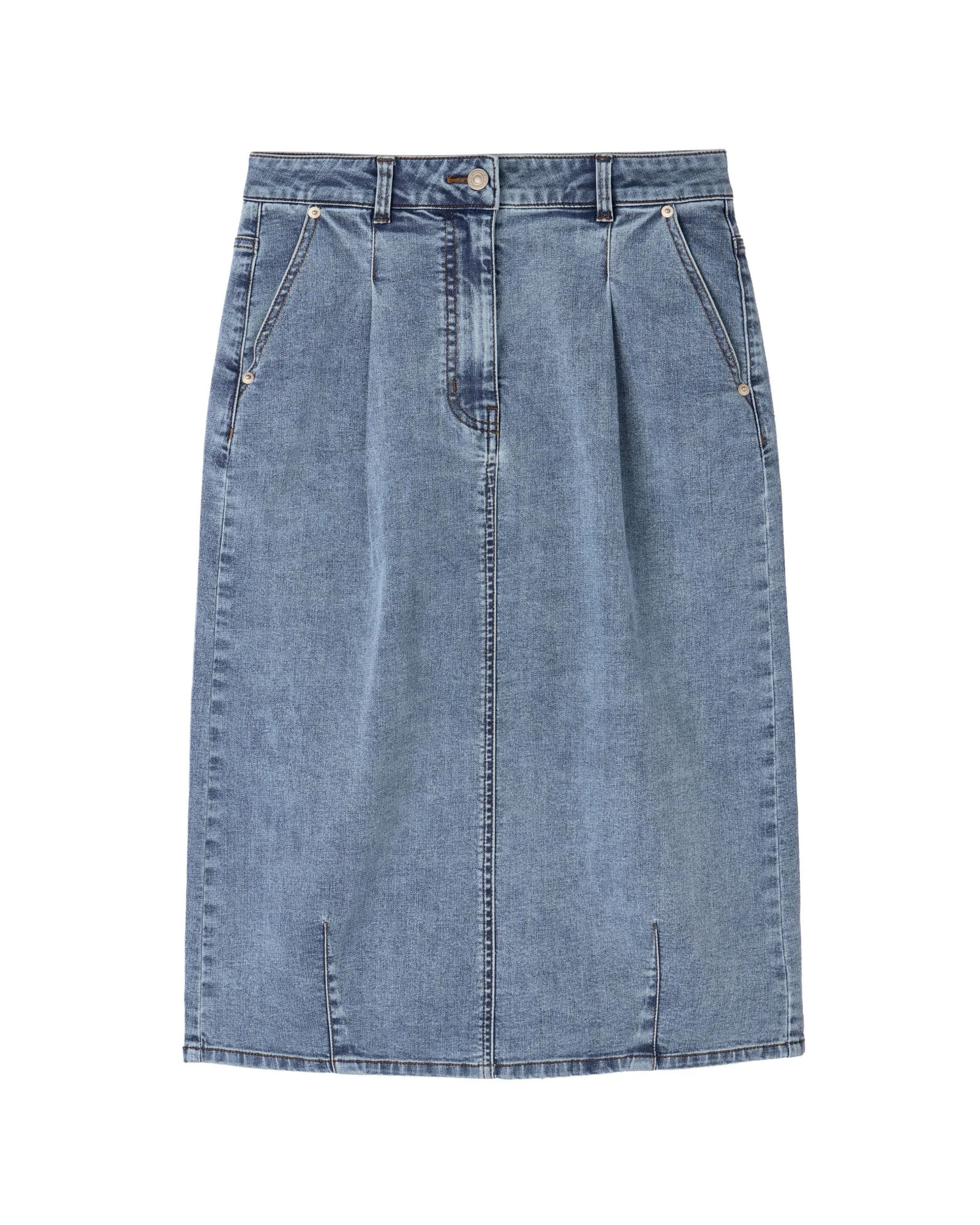 W DENIM SKIRT - M/BLUE (P261WSK460)