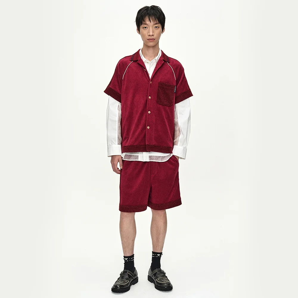 LAGOS TERRY SHORTS apa911m(WINE)