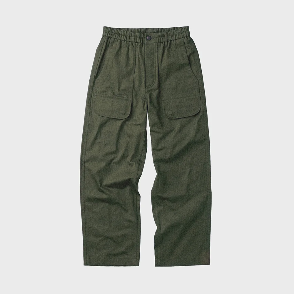 Heritage Herringbone Cotton Fishing Pants AZPAM26320KHX