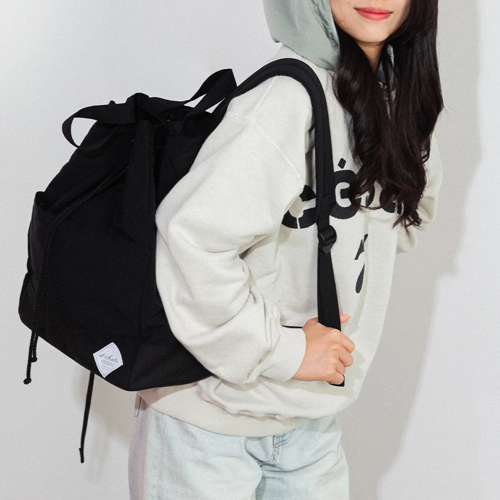 STRING BUCKET BACKPACK (3colors) 束繩 水桶 背包