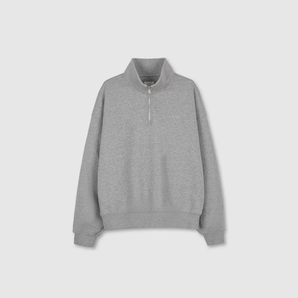 Signature Half zip-up(Grey)