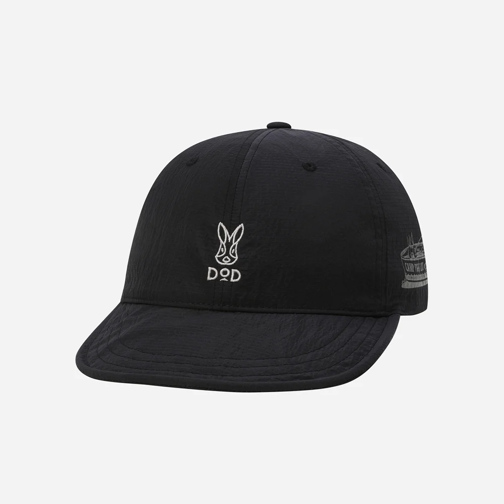Miro 梭織 柔軟 短帽簷帽(BLACK)