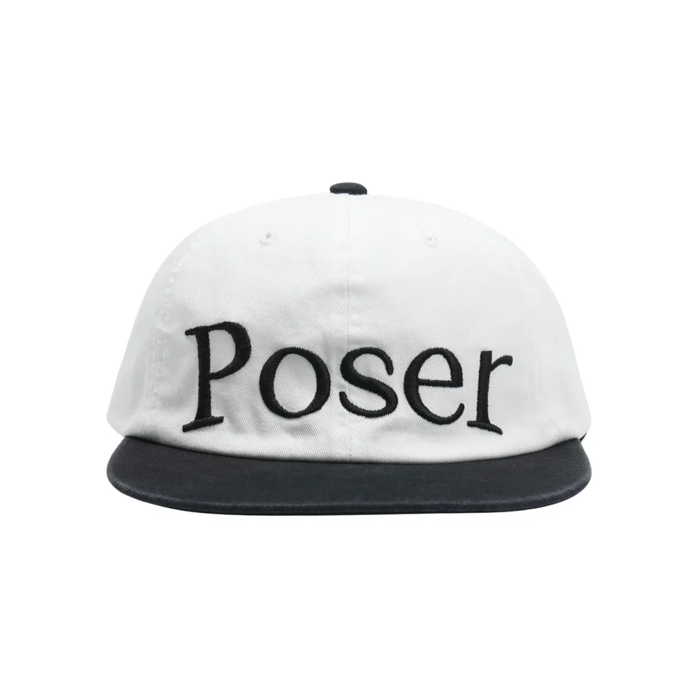 Poser Vintage cap, White&black