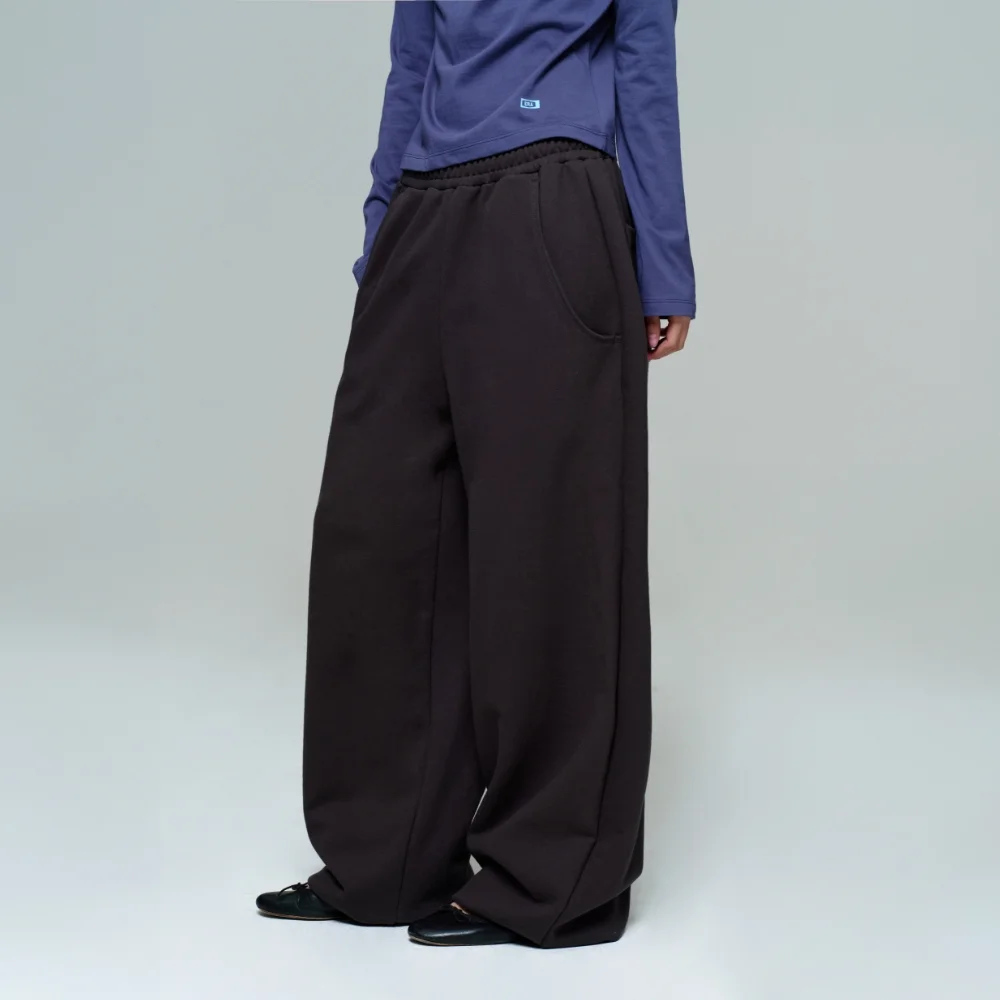 UNISEX ERA WIDE JOGGER SWEATPANTS - FADED BLACK