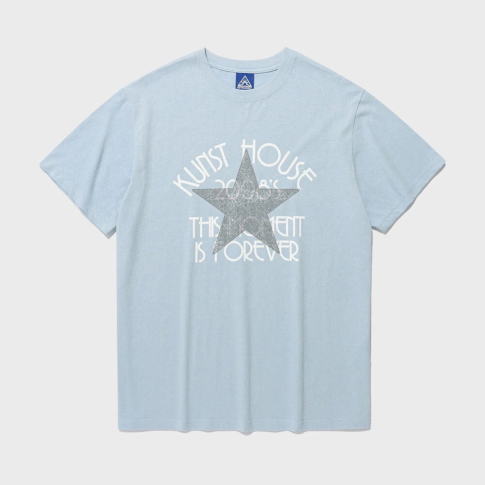 KUNST HOUSE BASIC TEE_LIGHT BLUE(IK2FMMT515A)