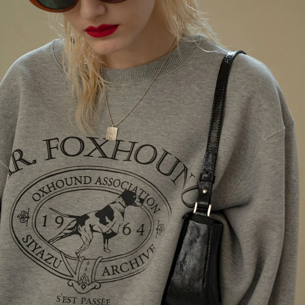SITP5042 Foxhound Sweat shirt_Melange gray