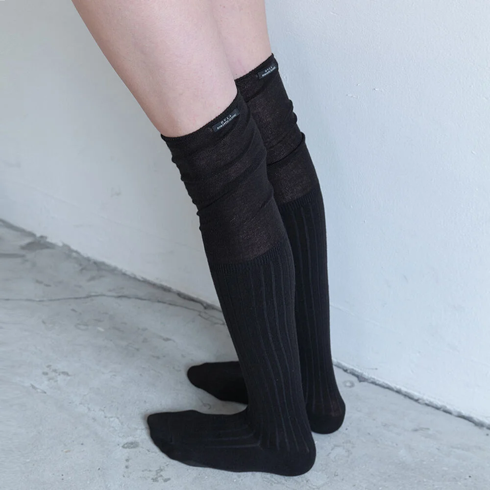 High knee socks_3color SO001
