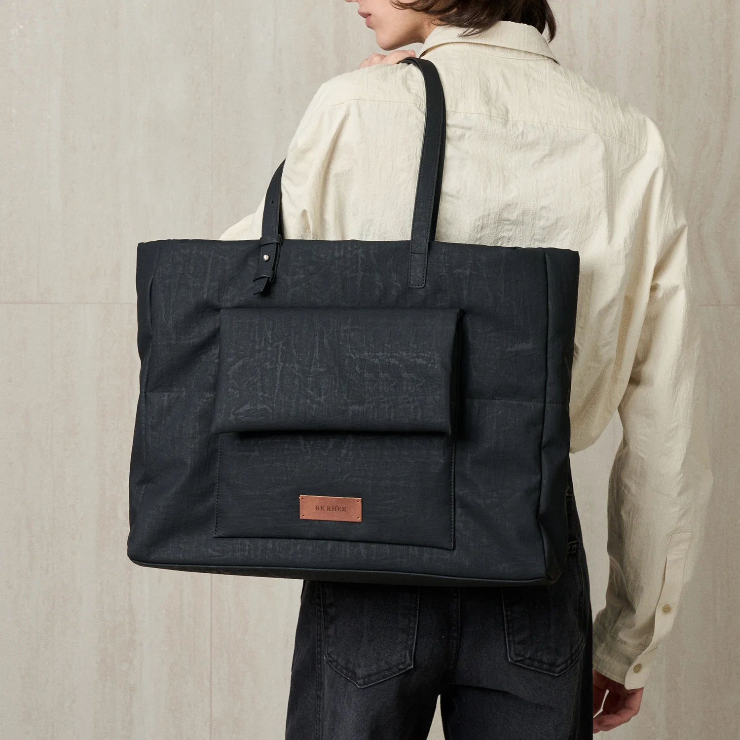 CRACK DETAILED TOTE BAG